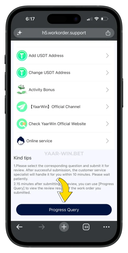 YAARWIN-CUSTOMER-SERVICE-PAGE